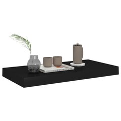 vidaXL Kelluvat seinähyllyt 2 kpl musta 50x23x3,8 cm MDF hinta ja tiedot | Hyllyt | hobbyhall.fi