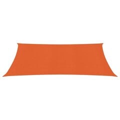 vidaXL Aurinkopurje 160 g/m² oranssi 2,5x4 m HDPE hinta ja tiedot | Aurinkovarjot ja markiisit | hobbyhall.fi