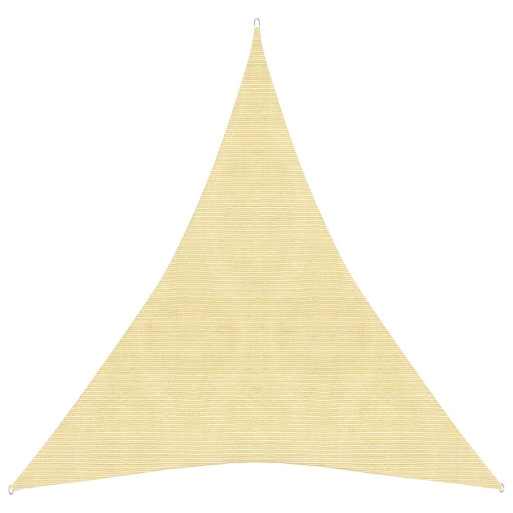 vidaXL Aurinkopurje 160 g/m² beige 3x4x4 m HDPE hinta ja tiedot | Aurinkovarjot ja markiisit | hobbyhall.fi