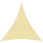 vidaXL Aurinkopurje 160 g/m² beige 3x4x4 m HDPE hinta ja tiedot | Aurinkovarjot ja markiisit | hobbyhall.fi