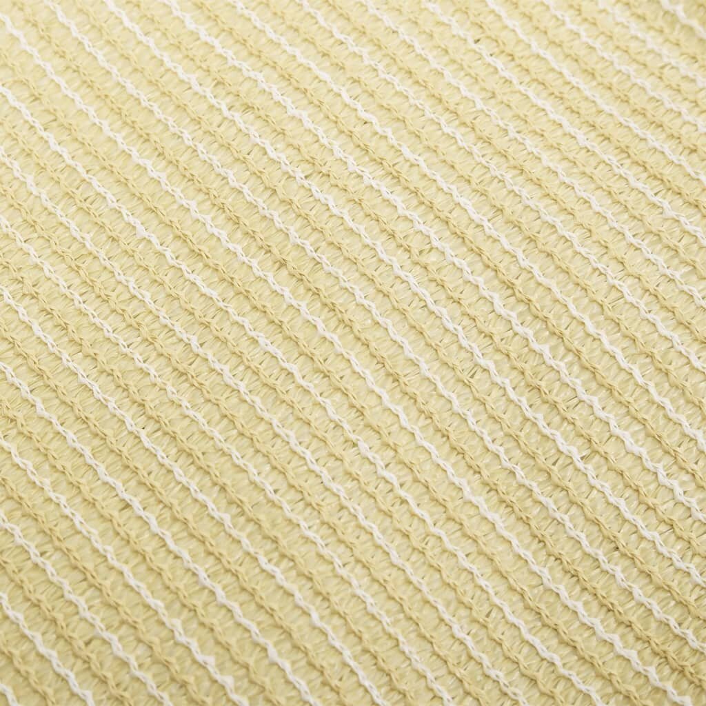 vidaXL Aurinkopurje 160 g/m² beige 3/4x2 m HDPE hinta ja tiedot | Aurinkovarjot ja markiisit | hobbyhall.fi