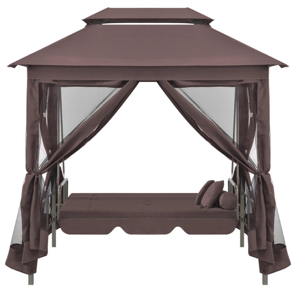 Gazebo - keinu, kahvin väri hinta ja tiedot | Puutarhakeinut | hobbyhall.fi