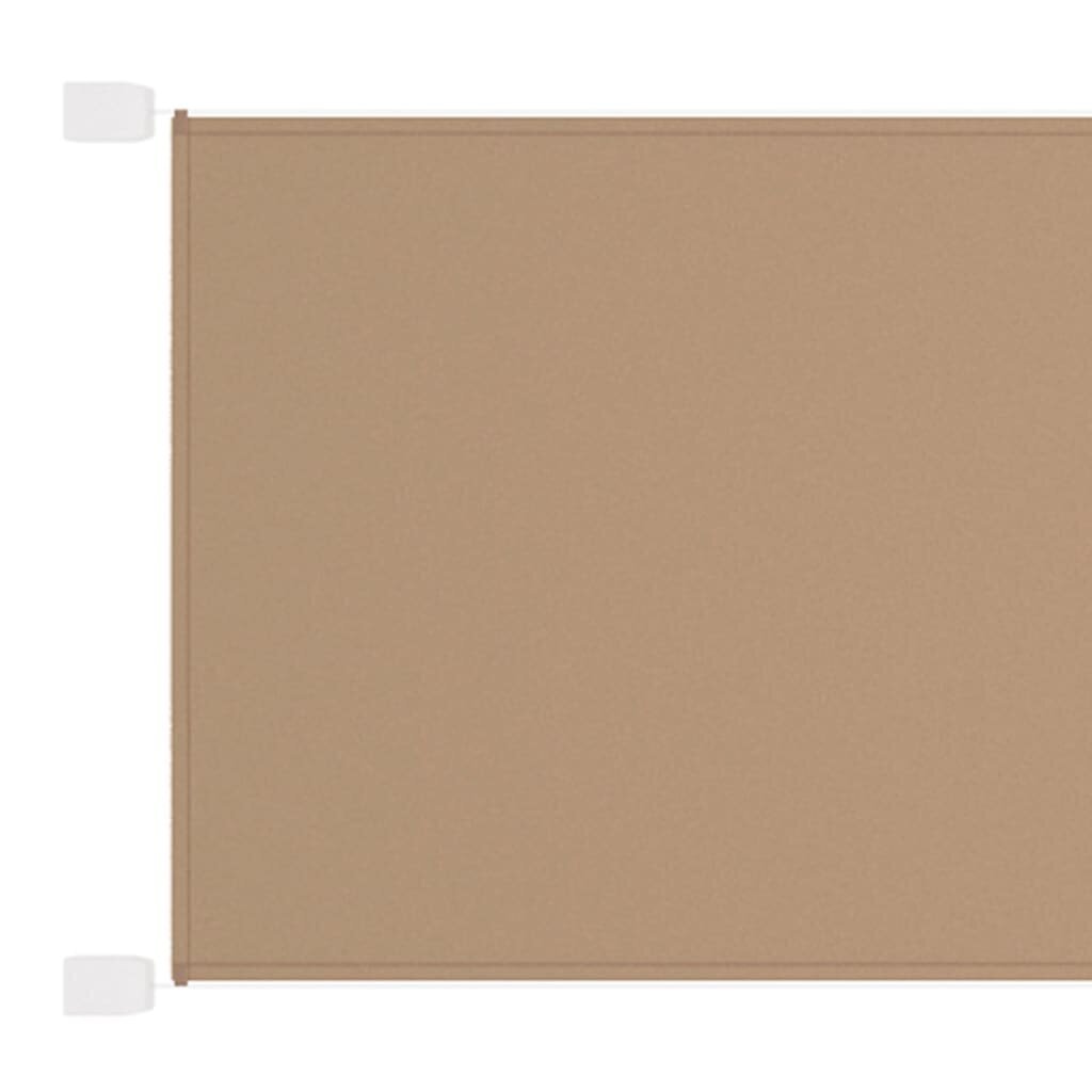 vidaXL Pystymarkiisi taupe 60x360 cm Oxford kangas hinta ja tiedot | Aurinkovarjot ja markiisit | hobbyhall.fi