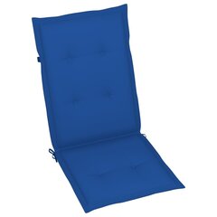 Ulkotuolit tyynyillä, 4 kpl, sininen hinta ja tiedot | Puutarhatuolit | hobbyhall.fi