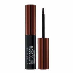 Pitkäkestoinen kulmaväri Maybelline New York Tattoo Brow 8 g, tummanruskea hinta ja tiedot | Kulmavärit ja kulmakynät | hobbyhall.fi