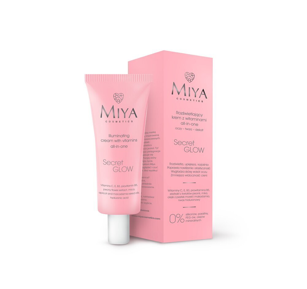 Miya Cosmetics Secret Glow kasvovoide 30 ml hinta ja tiedot | Kasvovoiteet | hobbyhall.fi