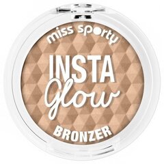 Aurinkopuuteri Miss Sporty Insta Glow Bronzer 5 g, 001 Sunkissed Blonde hinta ja tiedot | Miss Sporty Hajuvedet ja kosmetiikka | hobbyhall.fi