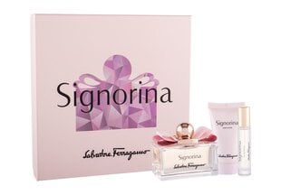 Salvatore Ferragamo Signorina EDP lahjapakkaus naiselle 100 ml hinta ja tiedot | Salvatore Ferragamo Hajuvedet ja kosmetiikka | hobbyhall.fi