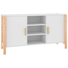 vidaXL Senkki valkoinen 107x38x60 cm tekninen puu hinta ja tiedot | Olohuoneen kaapit ja lipastot | hobbyhall.fi