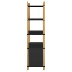 vidaXL Kaappi musta 80x40x153 cm tekninen puu hinta ja tiedot | Lipastot | hobbyhall.fi