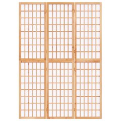 vidaXL Tilanjakaja 3 paneelia japanilaistyylinen 120x170cm hinta ja tiedot | Sermit ja tilanjakajat | hobbyhall.fi