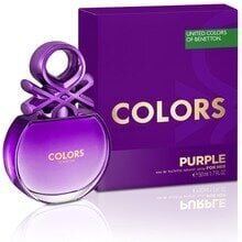 Benetton Colors Purple Woman EDT naiselle 50 ml hinta ja tiedot | Naisten hajuvedet | hobbyhall.fi
