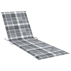 Solariumpatja, 200x60x4 cm, harmaa hinta ja tiedot | Istuintyynyt, pehmusteet ja päälliset | hobbyhall.fi