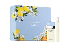 Dolce &amp; Gabbana Light Blue Setti: EDT naisille 25 ml + EDT naisille 10 ml hinta ja tiedot | Naisten hajuvedet | hobbyhall.fi