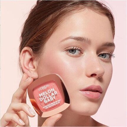 L'Oreal Paris Melon Dollar Baby Blush poskipuna 9 g, 03 Watermelon Addict hinta ja tiedot | Aurinkopuuterit ja poskipunat | hobbyhall.fi