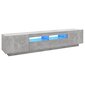 vidaXL TV-taso LED-valoilla betoninharmaa 200x35x40 cm hinta ja tiedot | TV-tasot | hobbyhall.fi