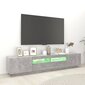 vidaXL TV-taso LED-valoilla betoninharmaa 200x35x40 cm hinta ja tiedot | TV-tasot | hobbyhall.fi