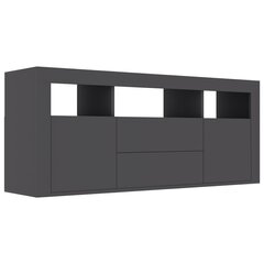 vidaXL TV-taso harmaa 120x30x50 cm lastulevy hinta ja tiedot | TV-tasot | hobbyhall.fi