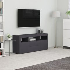 vidaXL TV-taso harmaa 120x30x50 cm lastulevy hinta ja tiedot | TV-tasot | hobbyhall.fi