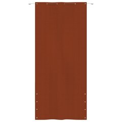 vidaXL Parvekkeen suoja terrakotta 120x240 cm Oxford kangas hinta ja tiedot | Aurinkovarjot ja markiisit | hobbyhall.fi