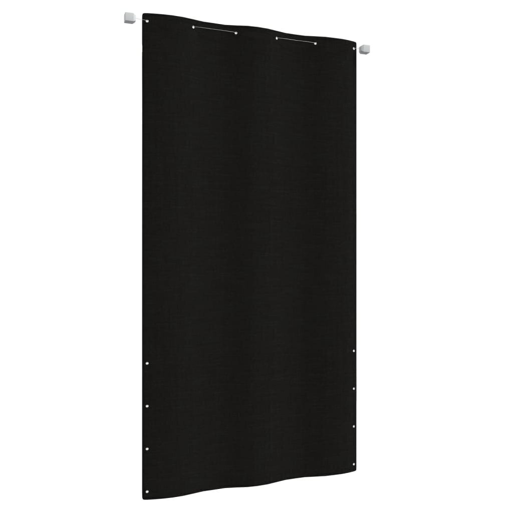 vidaXL Parvekkeen suoja musta 120x240 cm Oxford kangas hinta ja tiedot | Aurinkovarjot ja markiisit | hobbyhall.fi