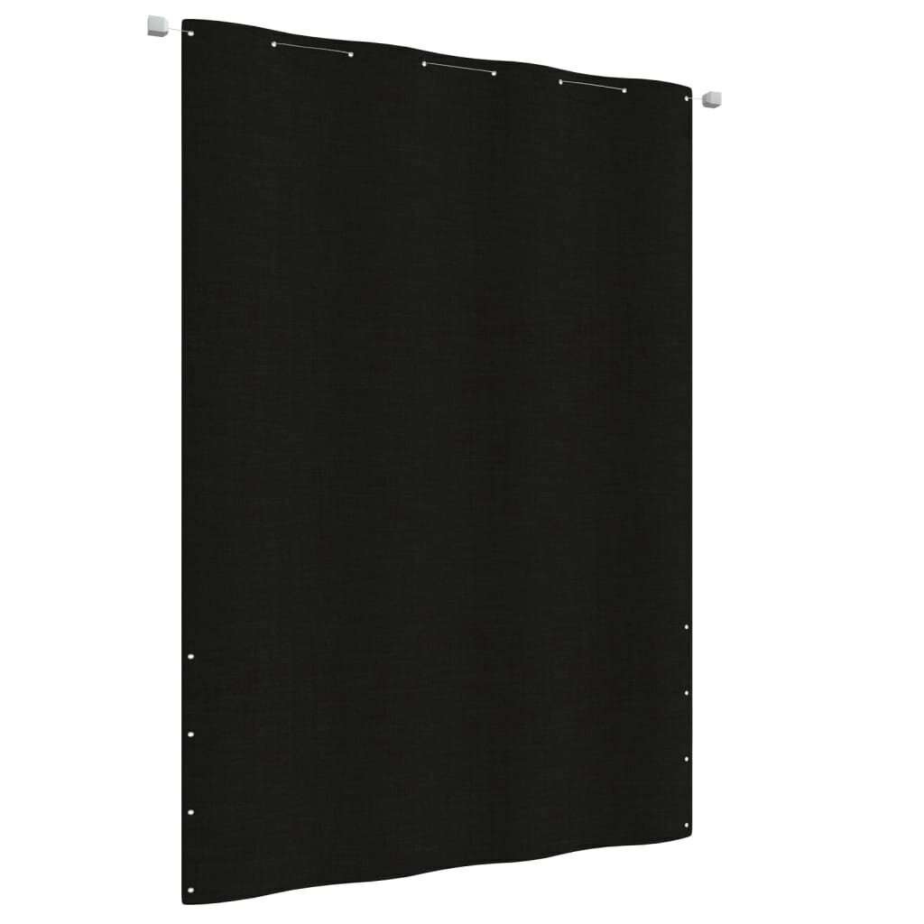 vidaXL Parvekkeen suoja musta 160x240 cm Oxford kangas hinta ja tiedot | Aurinkovarjot ja markiisit | hobbyhall.fi