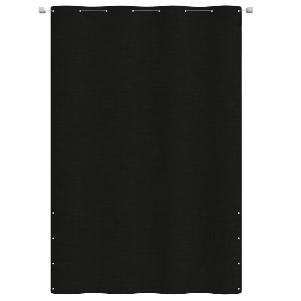 vidaXL Parvekkeen suoja musta 160x240 cm Oxford kangas hinta ja tiedot | Aurinkovarjot ja markiisit | hobbyhall.fi