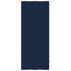 vidaXL Parvekkeen suoja sininen 100x240 cm Oxford kangas hinta ja tiedot | Aurinkovarjot ja markiisit | hobbyhall.fi