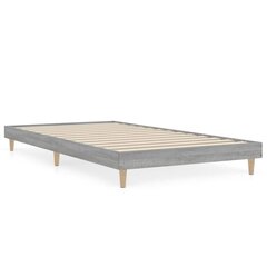 vidaXL Sängynrunko harmaa Sonoma 100x200 cm tekninen puu hinta ja tiedot | Sängyt | hobbyhall.fi