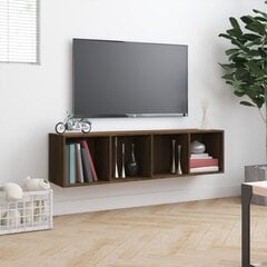 vidaXL Kirjahylly / TV-taso ruskea tammi 143x30x36 cm tekninen puu hinta ja tiedot | Hyllyt | hobbyhall.fi