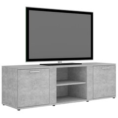 vidaXL TV-taso betoninharmaa 120x34x37 cm lastulevy hinta ja tiedot | TV-tasot | hobbyhall.fi