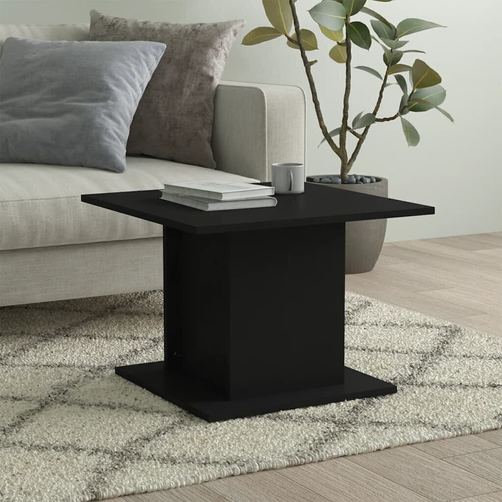 vidaXL Sohvapöytä musta 55,5x55,5x40 cm lastulevy hinta ja tiedot | Sohvapöydät | hobbyhall.fi