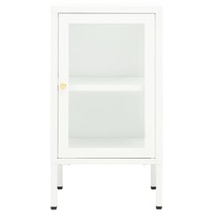 vidaXL Senkki 38x35x70 cm metalli ja lasi hinta ja tiedot | Olohuoneen kaapit ja lipastot | hobbyhall.fi