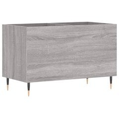 vidaXL LP-levyjen säilytyskaappi harmaa Sonoma 74,5x38x48 cm puu hinta ja tiedot | Olohuoneen kaapit ja lipastot | hobbyhall.fi