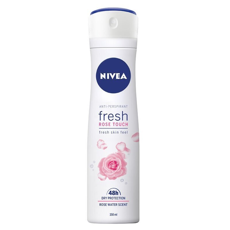 Antiperspirantti Nivea Rose Touch 48H Fresh, 150 ml hinta ja tiedot | Deodorantit | hobbyhall.fi