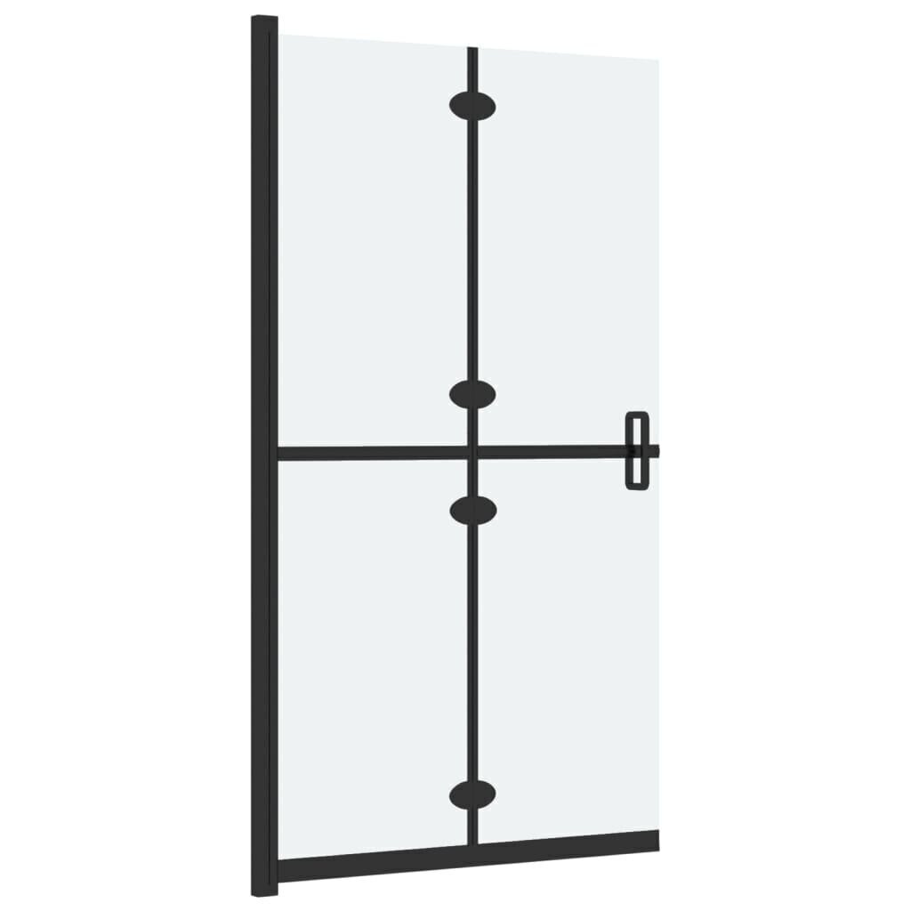 vidaXL Walk-in suihkuseinä kokoontaittuva ESG-huurrelasi 80x190 cm hinta ja tiedot | Suihkuseinät ja -ovet | hobbyhall.fi