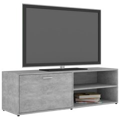 vidaXL TV-taso betoninharmaa 120x34x37 cm lastulevy hinta ja tiedot | TV-tasot | hobbyhall.fi