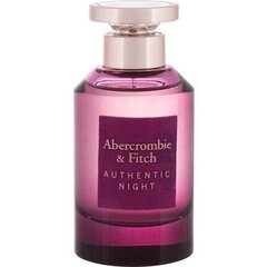 Abercrombie & Fitch Authentic Night EDP naiselle 30 ml hinta ja tiedot | Naisten hajuvedet | hobbyhall.fi