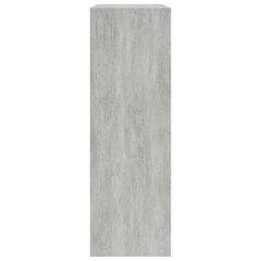 vidaXL Kirjahylly betoninharmaa 60x24x74,5 cm tekninen puu hinta ja tiedot | Hyllyt | hobbyhall.fi