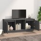 vidaXL TV-taso harmaa 110,5x35x44 cm täysi mänty hinta ja tiedot | TV-tasot | hobbyhall.fi