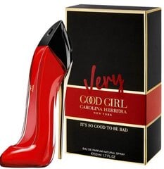 Carolina Herrera Very Good Girl EDP naiselle 50 ml hinta ja tiedot | Naisten hajuvedet | hobbyhall.fi