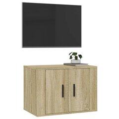 vidaXL Seinäkiinnitettävä TV-taso Sonoma-tammi 57x34,5x40 cm hinta ja tiedot | TV-tasot | hobbyhall.fi