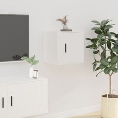 vidaXL Seinäkiinnitettävät TV-tasot 2 kpl valkoinen 40x34,5x40 cm hinta ja tiedot | TV-tasot | hobbyhall.fi