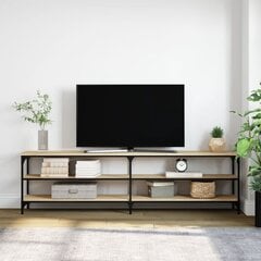 vidaXL TV-taso Sonoma-tammi 180x30x50 cm tekninen puu ja metalli hinta ja tiedot | TV-tasot | hobbyhall.fi