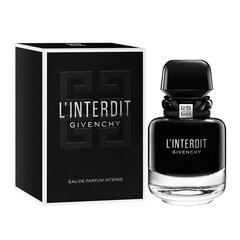 Givenchy L´Interdit Intense EDP naiselle 80 ml hinta ja tiedot | Givenchy Hajuvedet ja kosmetiikka | hobbyhall.fi