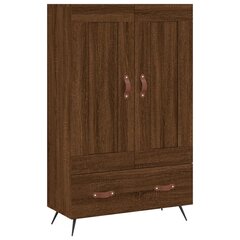 vidaXL Kaappi ruskea tammi 69,5x31x115 cm tekninen puu hinta ja tiedot | Lipastot | hobbyhall.fi