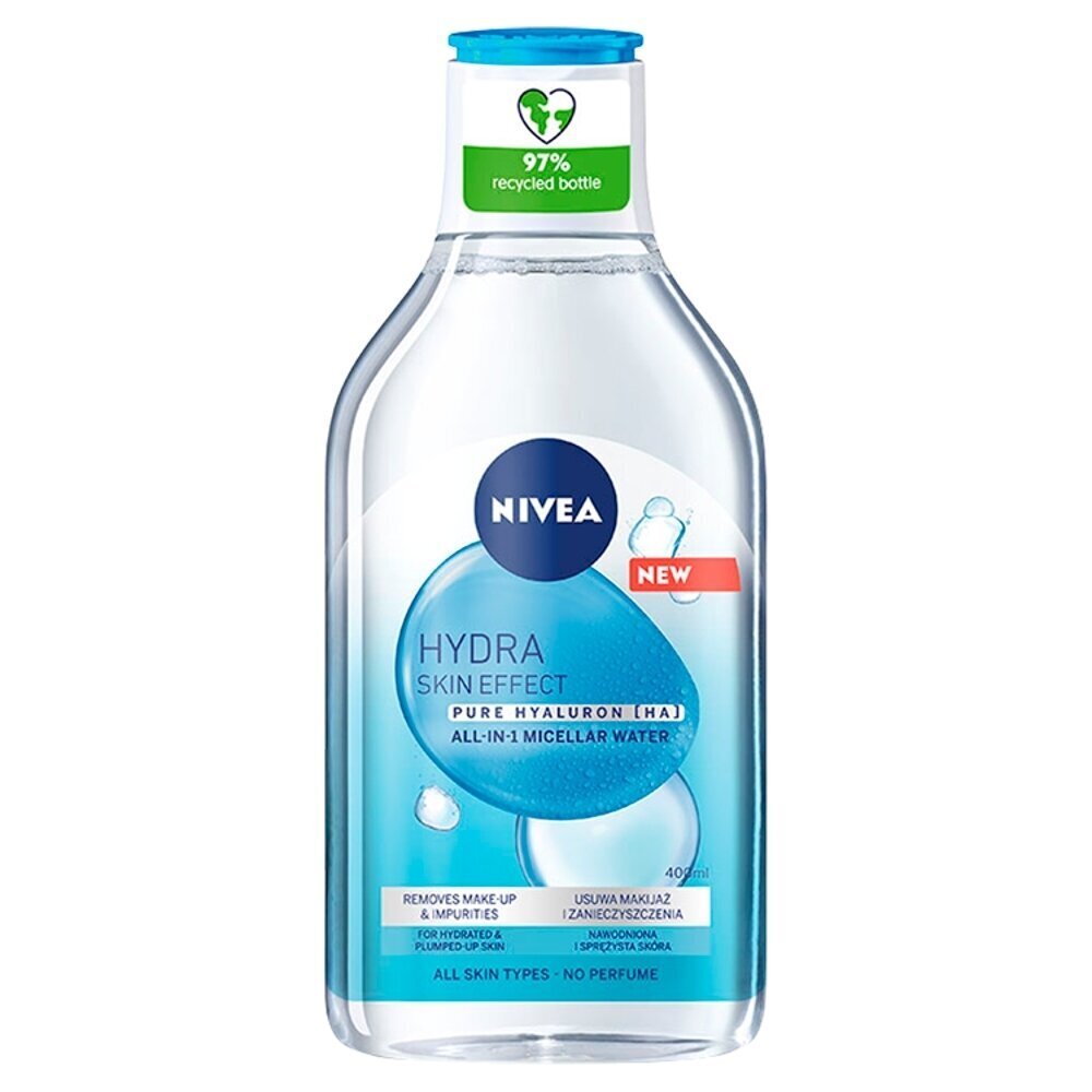 Nivea Hydra Skin Effect meikinpoistoaine 400 ml hinta ja tiedot | Kasvojen puhdistusaineet | hobbyhall.fi