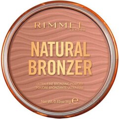 Rimmel Natural Bronzer aurinkopuuteri 14 g, 002 Sunbronze hinta ja tiedot | Aurinkopuuterit ja poskipunat | hobbyhall.fi