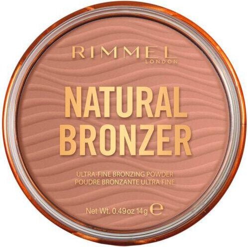 Rimmel Natural Bronzer aurinkopuuteri 14 g, 002 Sunbronze hinta ja tiedot | Aurinkopuuterit ja poskipunat | hobbyhall.fi