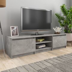 vidaXL TV-taso betoninharmaa 140x40x35,5 cm lastulevy hinta ja tiedot | TV-tasot | hobbyhall.fi